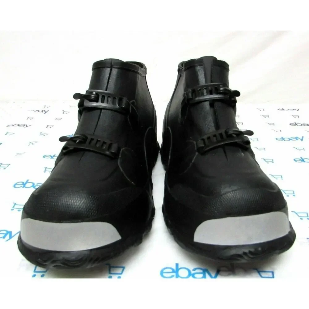 Red Wing men's sz 6 black rubber shoe covers protectors over shoe boots